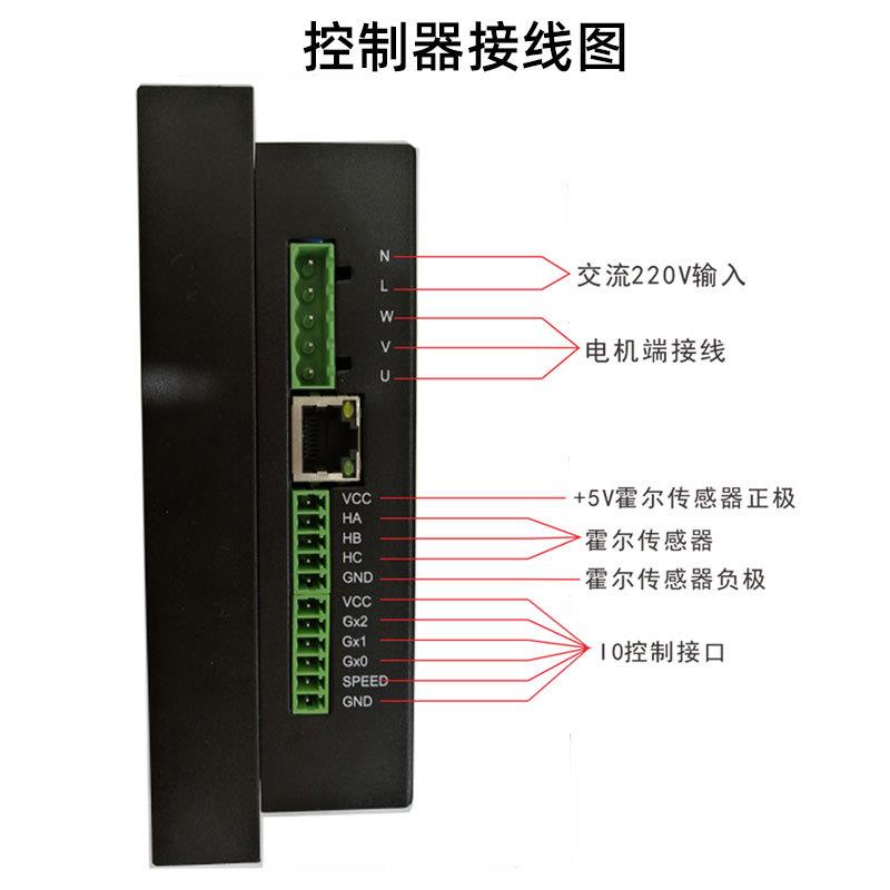 奇沃直流无刷电机驱动器压以220v550W下高马速PYG达控制高器
