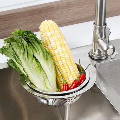 Stainless Steel Sink Strainers Anti Deformed Sink Storage