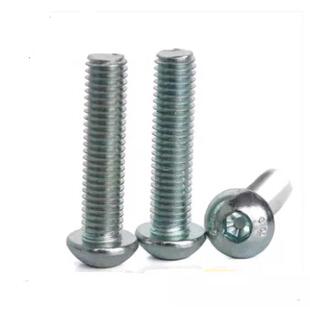 内螺钉内锌圆六角六角m5伞型蘑菇机头半圆系列螺丝螺丝白杯电镀