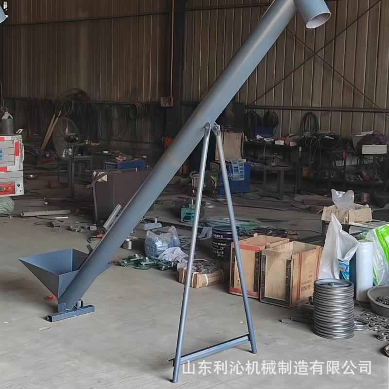 不锈钢螺旋提升机五谷杂粮粉末颗粒蛟龙上料机倾斜式提升机