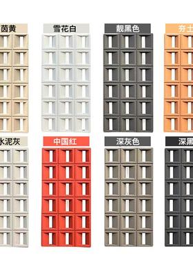 网红p九宫空格双面构水泥发泡陶瓷心砖轻65711质镂空艺u术隔断件