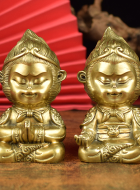 全铜齐天大圣孙悟空大圣归来金箍棒斗战胜佛车载中控台摆件工艺品