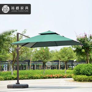 户外别墅泳池阳伞酒店露台铝合金罗马伞露天庭院花园日光浴遮阳伞