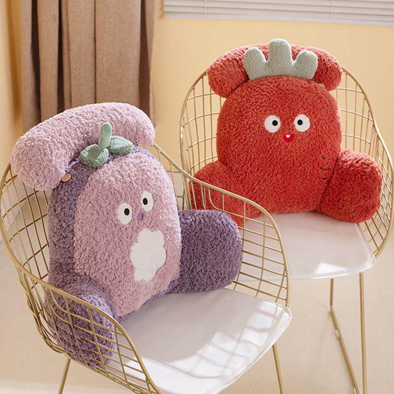 靠垫办公室腰靠座椅腰垫长期工位久坐护腰神器床头靠背沙发抱枕,居家布艺,腰靠垫,淘宝优惠券,粉丝福利购,淘宝优惠卷