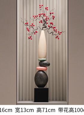 正品新式时来关运转花瓶摆件发财如意果客厅礼玄招财装中饰乔迁新