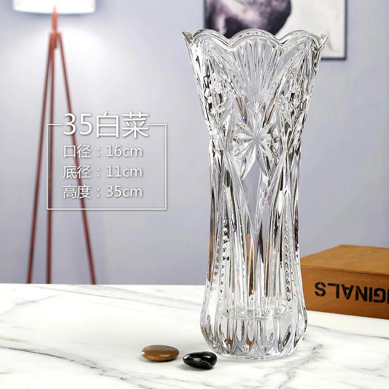 长枝插花高花瓶专用桌面中式养水禅意装饰玫瑰美式餐桌百合大北欧