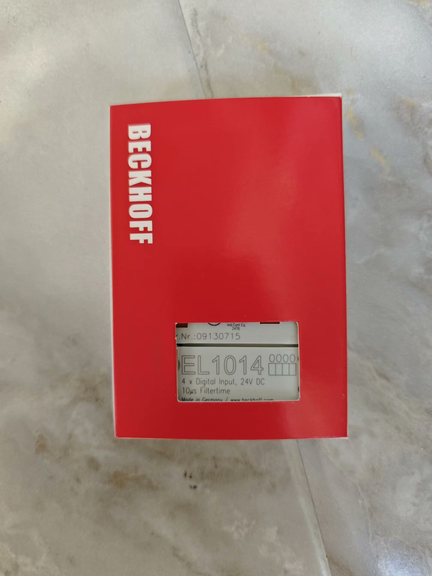 倍福EL1014，4路数字输入，24V DC，成色漂亮带包装