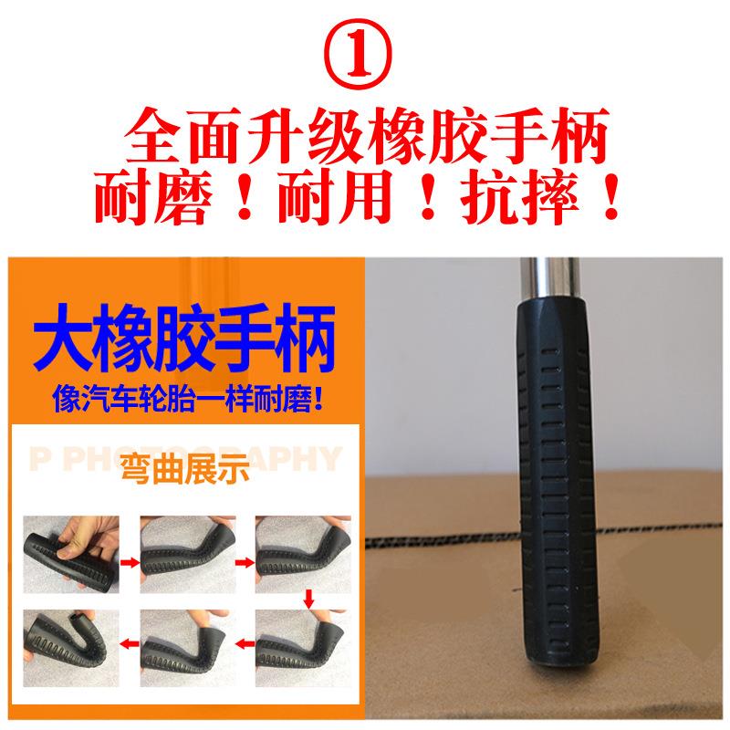 旗户外杆3米伸缩2米旗杆不锈钢3米手持米42.5导游旗米杆手F9656HS