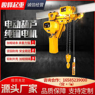 环链电动葫芦380V1吨2吨3吨5吨10吨钢丝绳提升机行吊起重电动葫芦