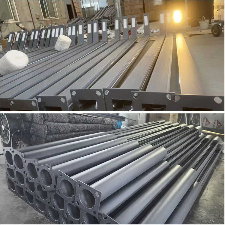 灯柱方形铝材灯花现代庭院灯米3太阳能园景观40w市电庭院小区户外