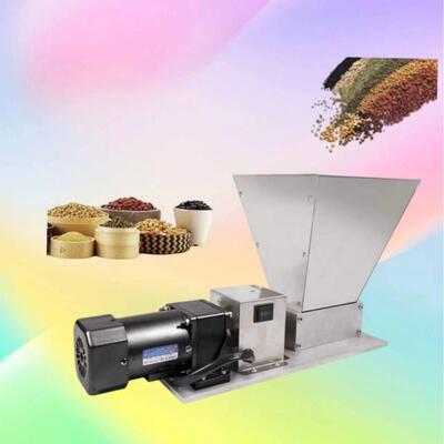 推荐动电不NEU锈钢对辊麦芽粉碎干磨大机磨粒家酿食麦品级磨粉机