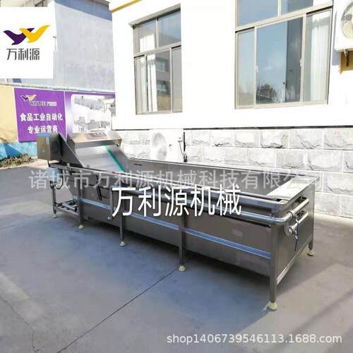 设计玉米成套加工生产线 果蔬清洗设备 玉米气泡清洗机