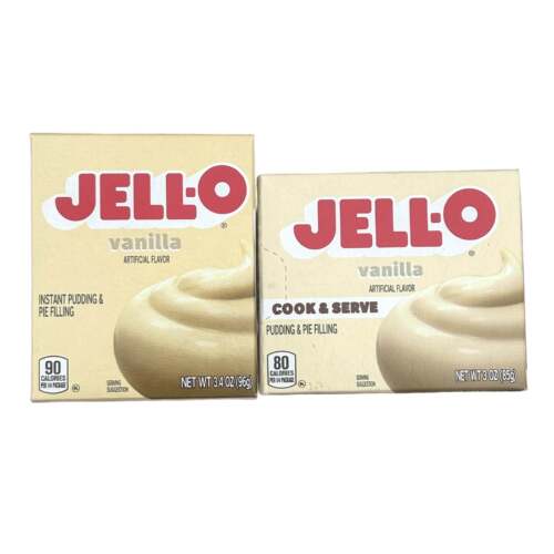 美国杰乐香草味布丁粉家用自制Jello Vanilla Pudding&pie fillin