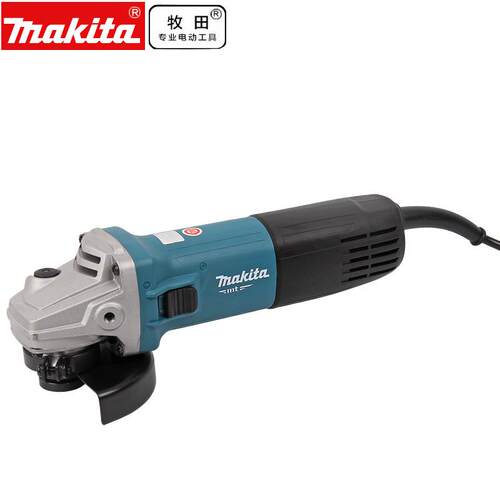 牧田牧田角向磨光机切割机手磨机瓷砖家用100MM角磨机M9509B电动