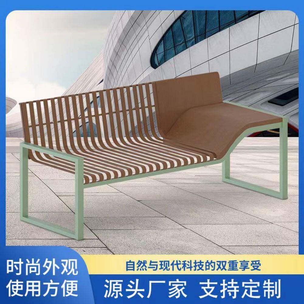 太阳能智能广告座椅公园智慧座椅多功能休闲创意座椅设备可用充电