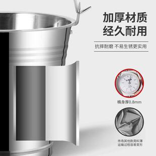 热卖小铁桶圆桶不锈钢水桶大铁皮桶户室外垃圾手提桶饭桶带盖油桶