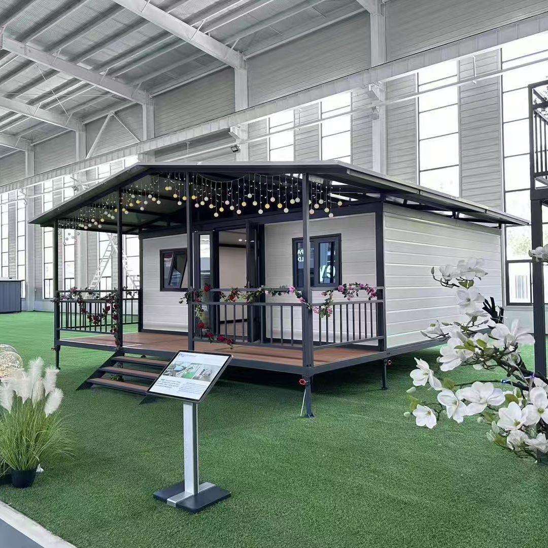 双翼拓展箱 工地宿舍办公临时用房快速安装钢结构保温扩容拓展箱