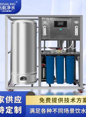 沧州远航0.5吨RO反渗透设备不锈钢两罐去水垢设备去铁锰设备