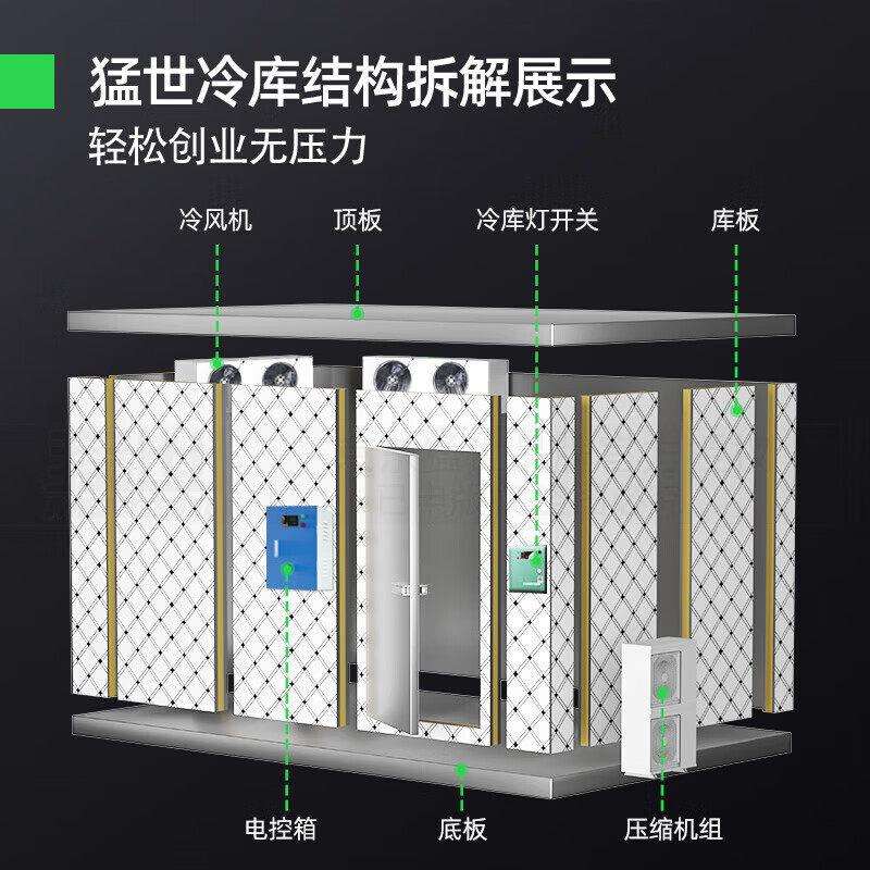 冷库冻库全套设备肉类速冻水果保鲜冷藏库商用大中小型冷冻库