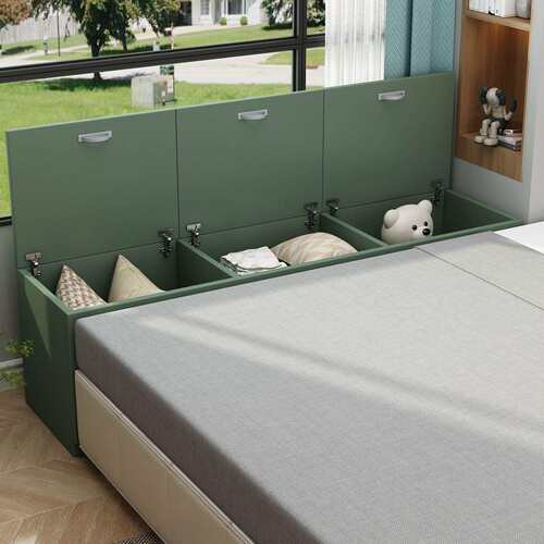 0J定 制实木飘窗柜储物柜窗台柜矮柜地柜夹缝长条榻榻米收纳床尾