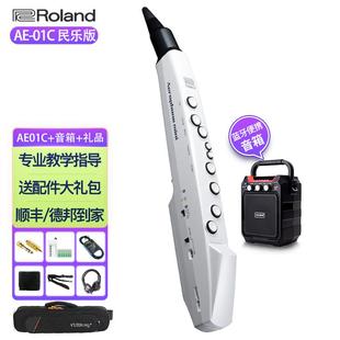 高档罗兰电动吹管Ae0学专电萨业克斯管老年初者Ae205C管乐器长笛