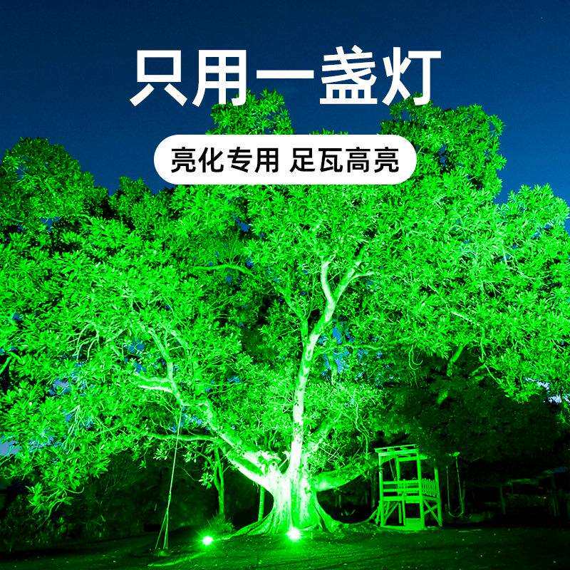 射树灯投光灯户外防水花园彩色照树灯景观射灯别墅庭院草坪插地灯