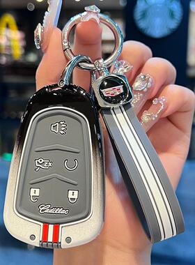 适用凯迪拉克XT5钥匙套XT4XTSXT6CT4CT5CT6女ATSL扣SRT壳GT4