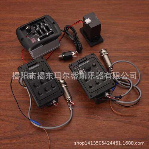 吉他拾音器电箱均衡器尤克里里UK拾音器带液晶屏电木古典吉他EQ