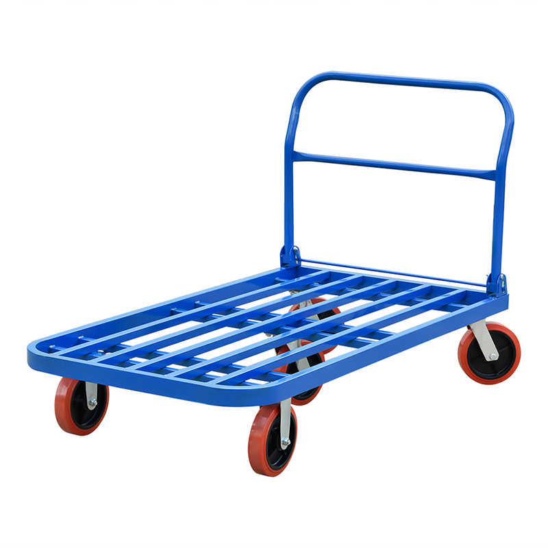 平板车手推车搬运车小推车拉货车折叠四轮拖车加厚方管车拉车重型