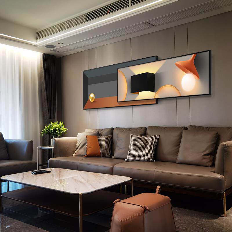 北欧棉麻千鸟格沙发抱枕高级感轻奢抱枕沙发客厅 床上黑白色靠枕