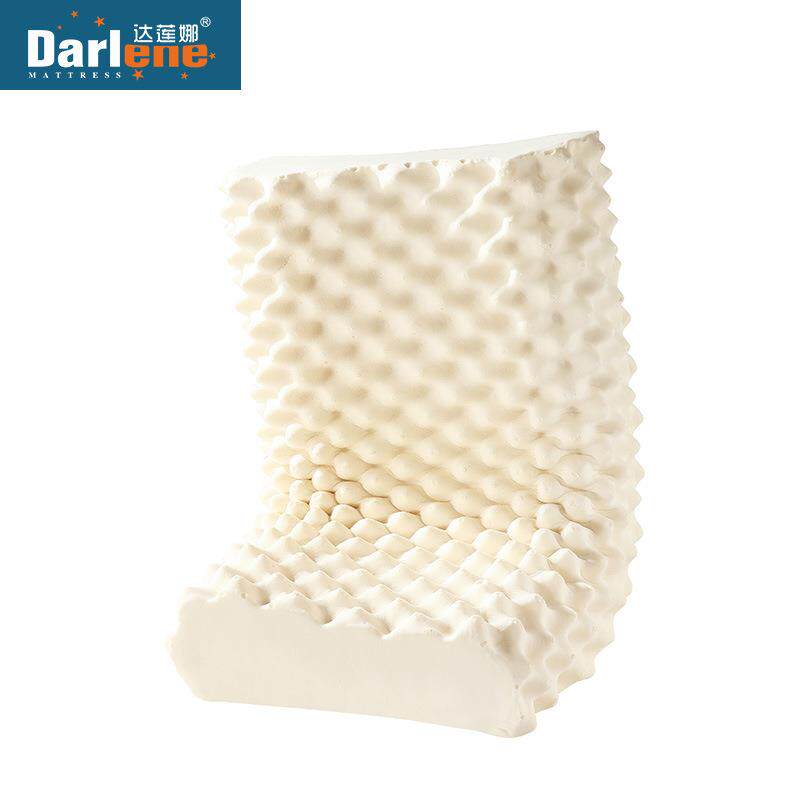 乳胶枕斯里兰卡进口天然乳胶颗粒按摩枕枕芯颈椎枕高低护颈枕