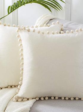 Soft Velvet Cushion Cover Decorative Pillows Throw waist