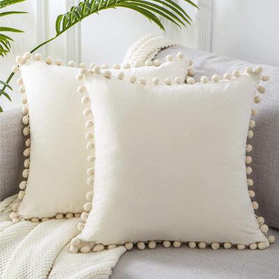 Soft Velvet Cushion Cover Decorative Pillows Throw waist
