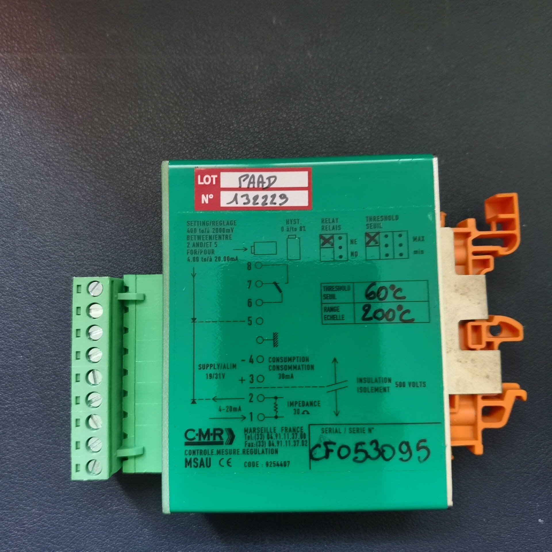 法国思迈尔C.M.R温度传感器  全新原装正品