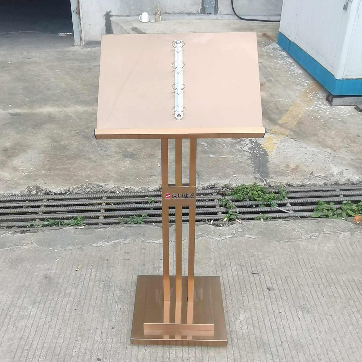 房地产售楼部户型图合同架资料架菜谱翻页架A4纸展示架公示栏