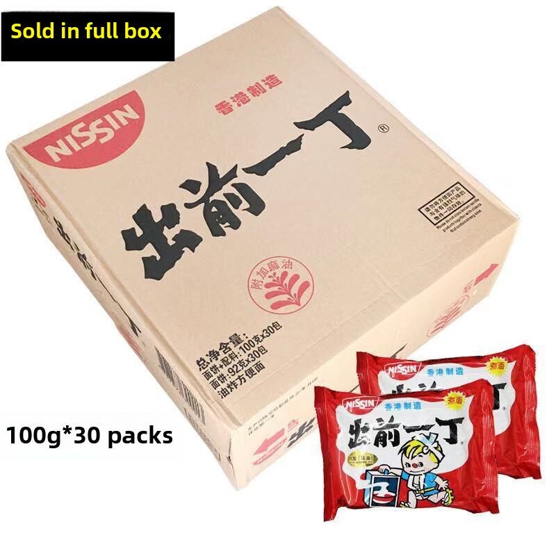 香港进口食品德美怡鼎香油泡面100g*30袋供食肆整盒发售
