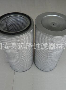 钢厂电厂HV纳米除尘滤筒高炉鼓风机木浆纤维除尘滤筒自洁式