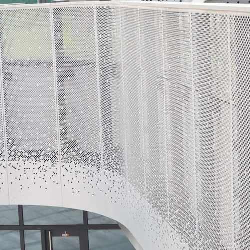 铝合金装饰冲孔板天台走廊遮挡安全防护洞洞网镂空穿孔铝单板围栏