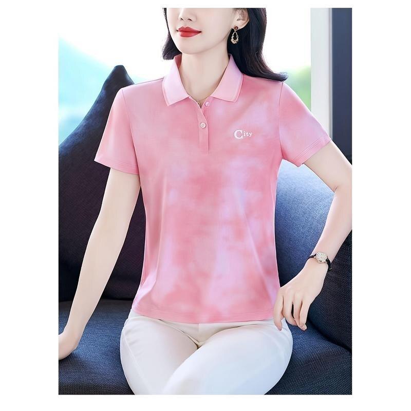 J 79323 Spring Youthful Polo Shirt 气质短袖Polo衫 - 实物图