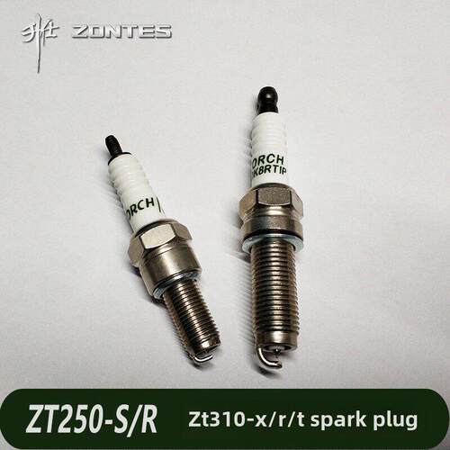 盛世Zt310-X/R/T/V Zt250-S/R摩托车发动机配件原装火花塞火焰喷