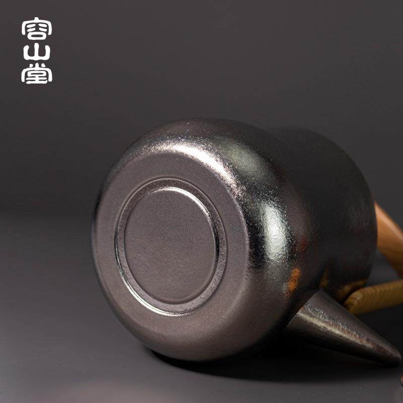 容山堂钛烧水壶户外旅行便携提梁壶泡茶壶煮茶器电陶炉茶炉