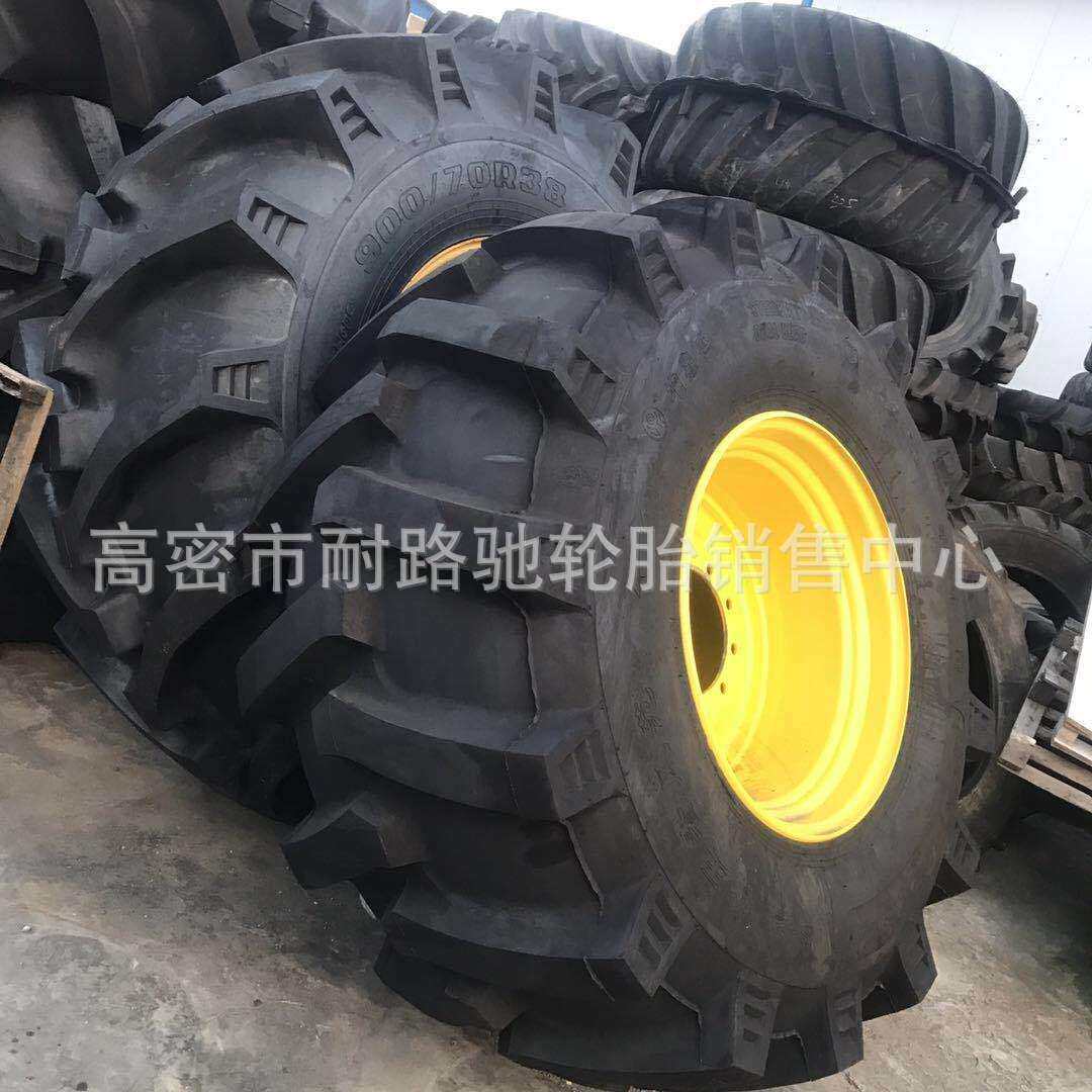 农业轮胎 900/60-32 R-2水旱林用轮胎拖拉机加宽轮胎配钢圈