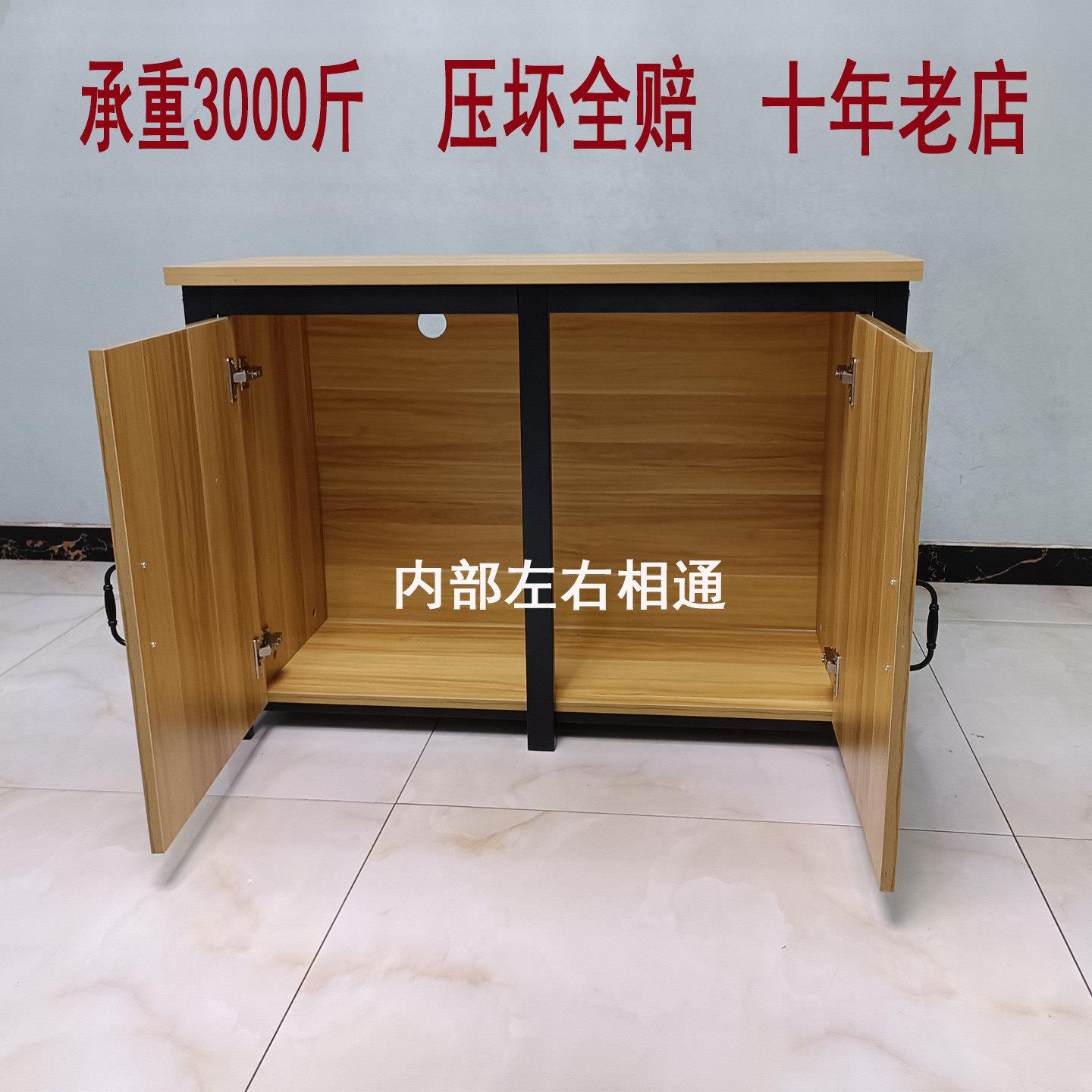 鱼缸专用底柜2026新款封闭地柜底座实木铁艺铝合金承重金鱼缸架子