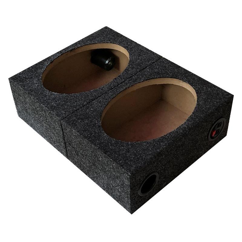 6x9寸喇叭方形木箱空箱低音箱体试音箱 汽车音响改装一对