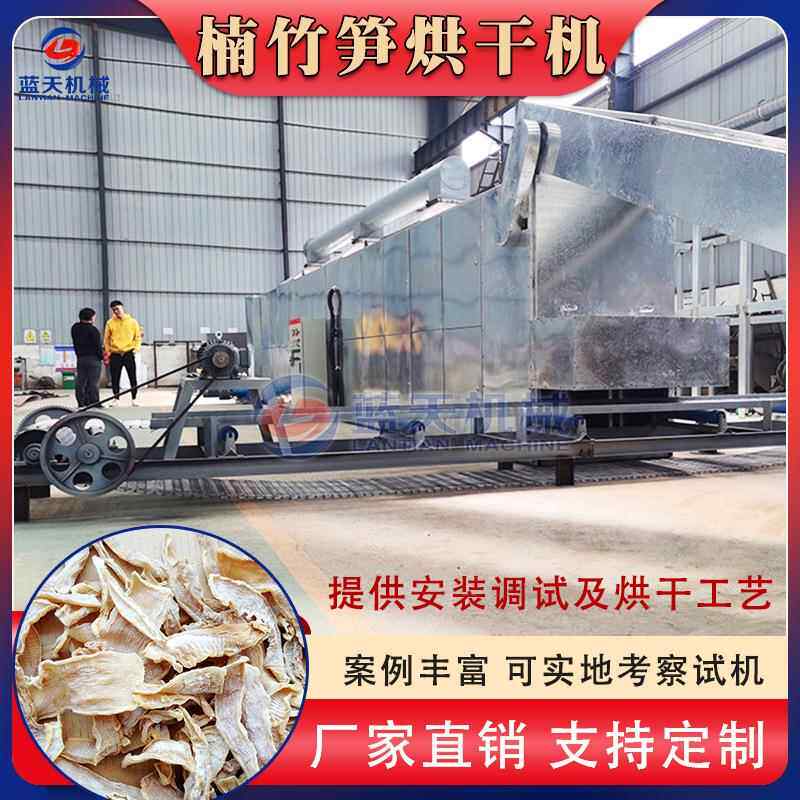 楠竹笋烘干机 连续式竹笋冬笋干切片哄干设备 大型毛竹笋片风干机
