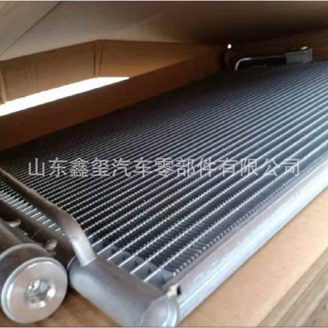 冷凝器WG1642821074陕汽德龙新M3000 风扇叶护风圈 水箱 中冷