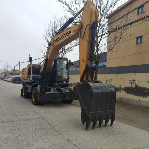 厂家直发21吨轮式挖掘机市场工程拆除破碎挖掘机液压轮式挖掘机