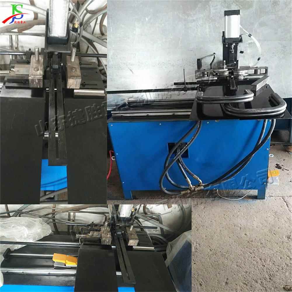 全自动液压双弯机 电动不锈钢管弯管机 台式扁圆管自动折弯机