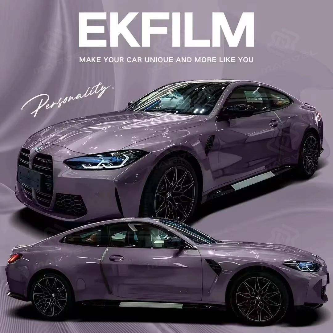 汽车改色膜PVC材质隐形车衣膜高亮绚丽车身贴膜全车改色贴纸通用