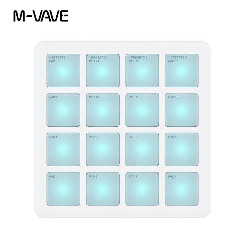 MIDI打击垫便携式DJ音乐RGB编曲专业键盘控制器